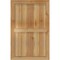 Ekena Millwork Framed Board-n-Batten Shutters, Rough Sawn Western Red Cedar, 21 1/2W x 33H, PR RBF06S21X033RWR - alternate 2